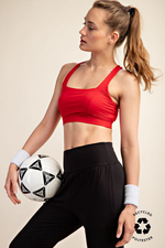 Recycled Butter Crossback Bra Top