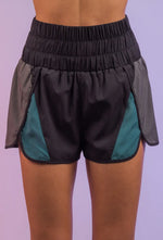 Color-block Activewear Shorts