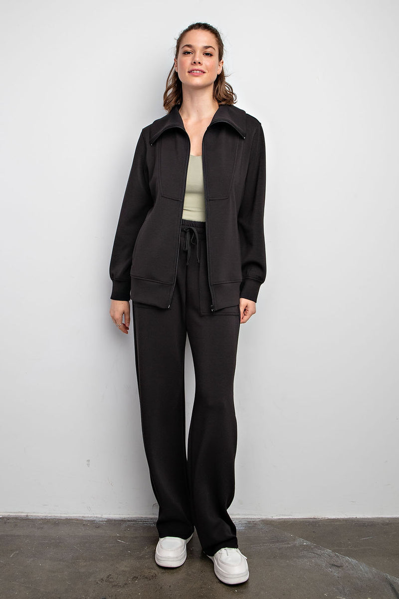 Modal Poly Full Zip Jacket