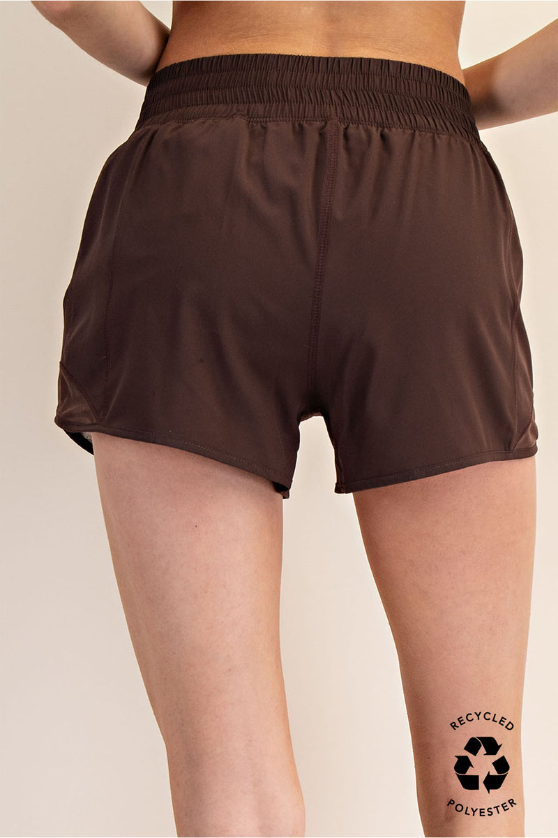 Recycled Active Short with Mesh