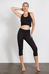 Capri High waist butter leggings with side pockets