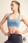 Recycled Butter Crossback Bra Top