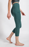 Capri High waist butter leggings with side pockets