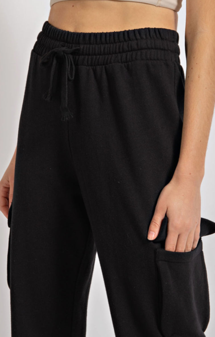 Cotton/Poly Fleece Cargo Jogger Pant