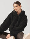 Faux Sherpa Pullover Cloud Hoodie