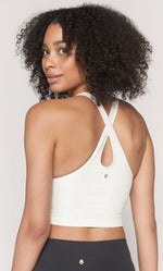Athena Crop Tank with built in shelf bra