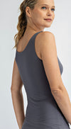 Butter Yoga Fabric, Round Neckline Sleeveless Tank