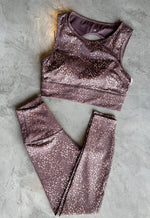 High Waisted 7/8 Tight Quartz Glimmer