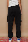 Regular Fit Elastic Openings Drawstring Cargo Joggers