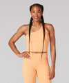 Seersucker One Shoulder Bra