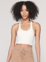 Athena Crop Tank with built in shelf bra