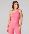 Seersucker One Shoulder Bra