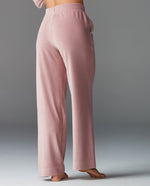 Wide Leg Brushed Rib Pant