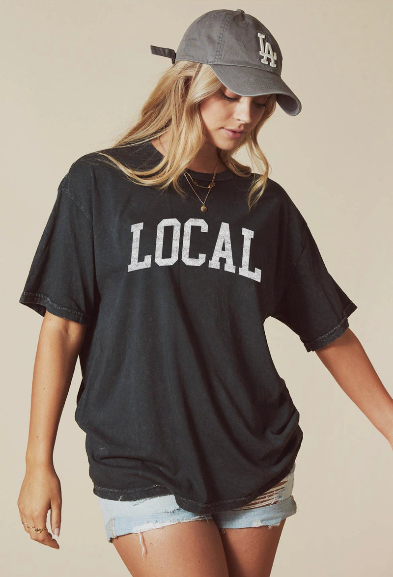 LOCAL Mineral Oversized Graphic Top