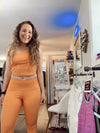 Seersucker High Waisted 7/8 Tight