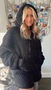 Faux Sherpa Pullover Cloud Hoodie