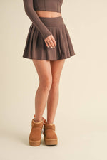 Pleated Tennis Mini Skort