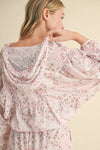 Lightweight Patchwork Print Jacket: Patchwork / L
