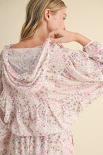 Lightweight Patchwork Print Jacket: Patchwork / L