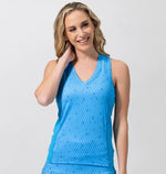 Racerback Tank Top with Mesh