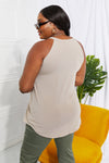 Sunny Vibes Halter Neck Tank Top