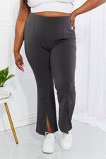First Class High Rise Slit Flare Pants