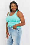 Summer Comfort Ribbed Racerback Tank