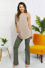 Sunny Vibes Halter Neck Tank Top
