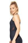 Mesh Panel Racerback Tank