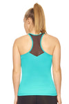 Mesh Panel Racerback Tank