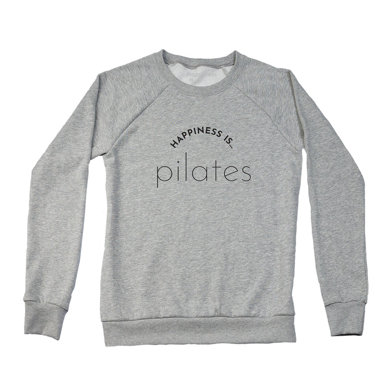 Women's Pilates Crew Sweatshirt, Heather Grey