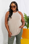 Sunny Vibes Halter Neck Tank Top
