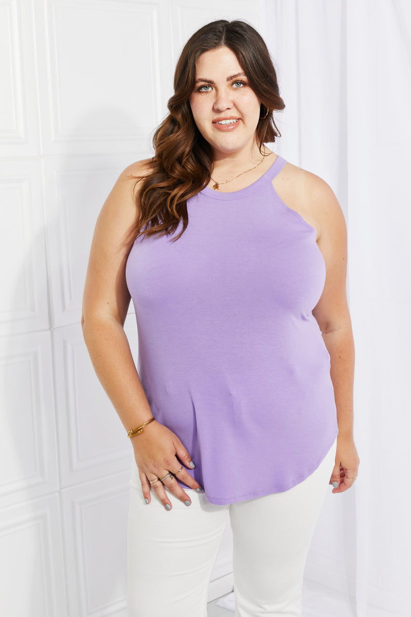 Sweet & Simple Halter Neck Tank