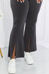 First Class High Rise Slit Flare Pants